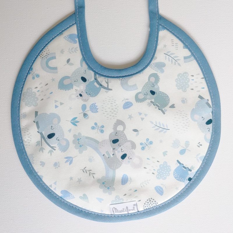 Babero "Koala" Azul petróleo
