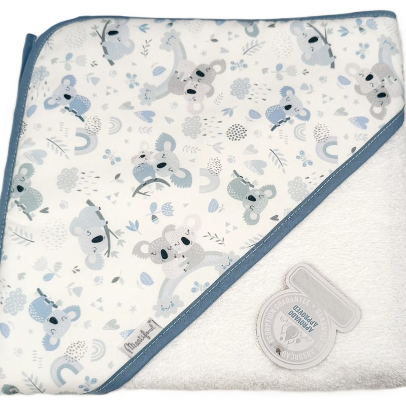 Toalla de baño 80 cm "Koala" Azul petróleo