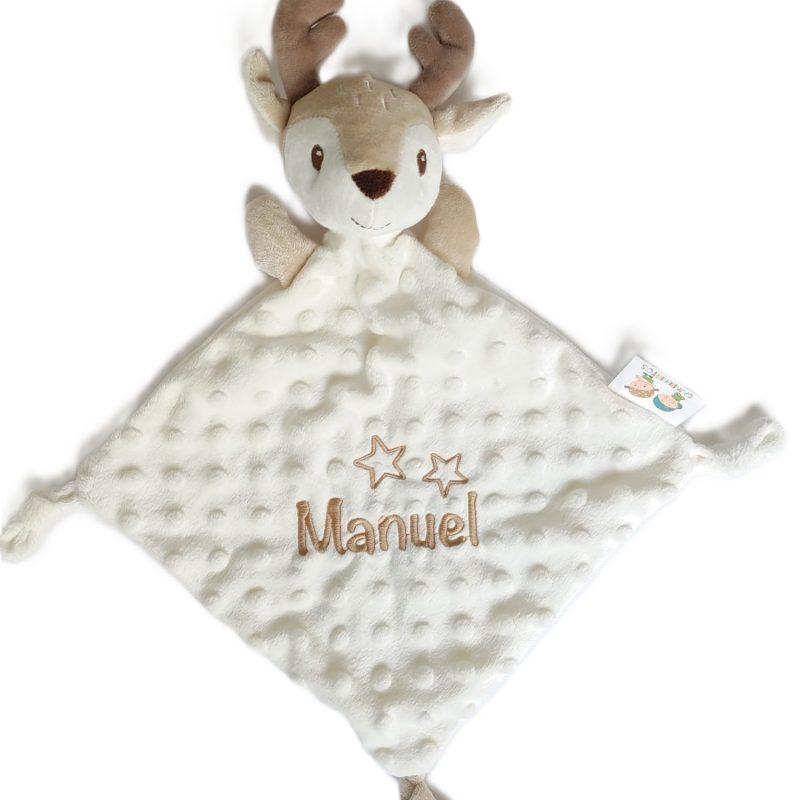 Dou-dou Reno beige con estrellitas