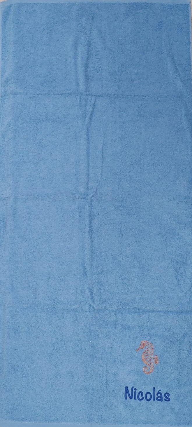Toalla Infantil Azul/Azulón "Lorin" - Imagen 2