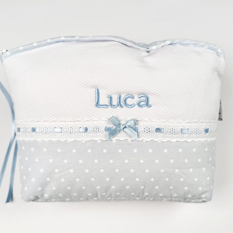 Neceser Bebé con "estrellitas" en azul