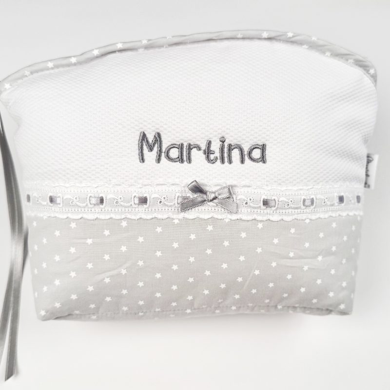 Neceser Bebé con "estrellitas" en gris