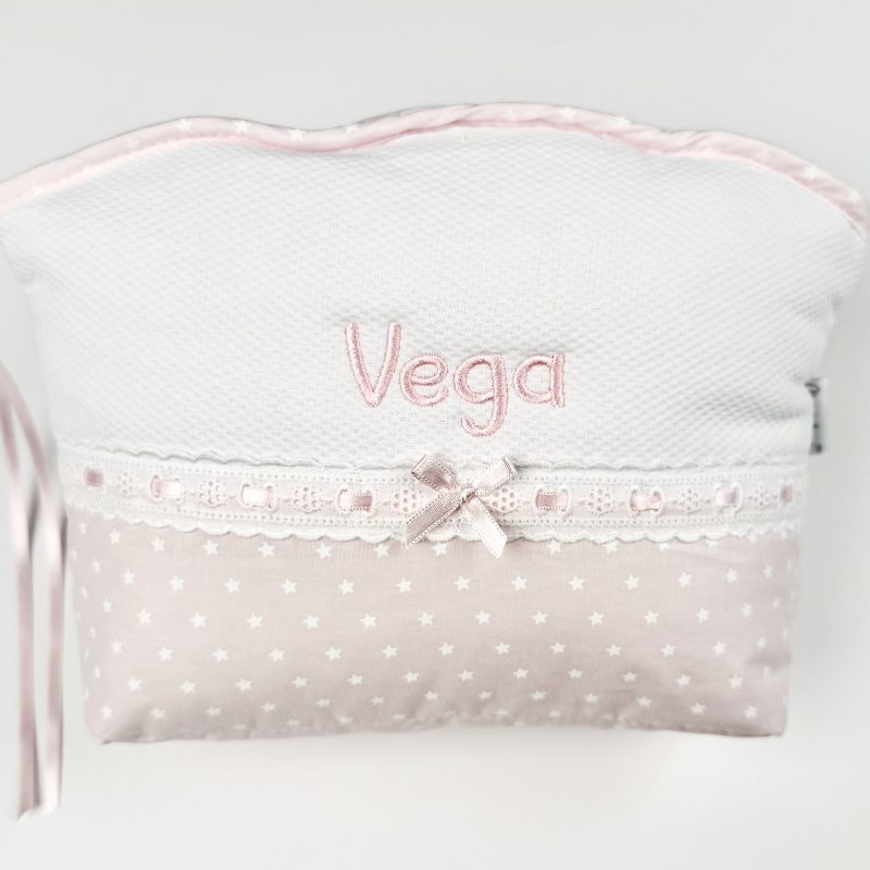 Neceser Bebé con "estrellitas" en rosa