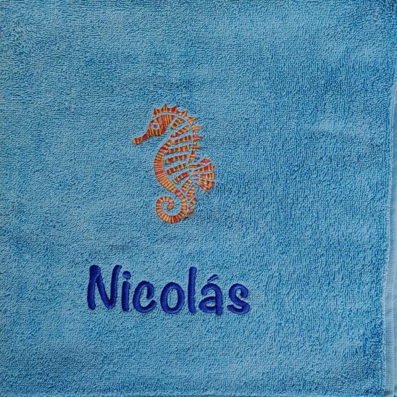 Toalla Infantil Azul/Azulón "Lorin"