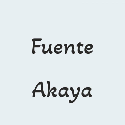 Bordados MITASI - Akaya Font