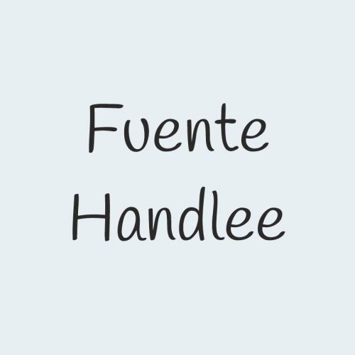 Bordados MITASI - Handlee Font