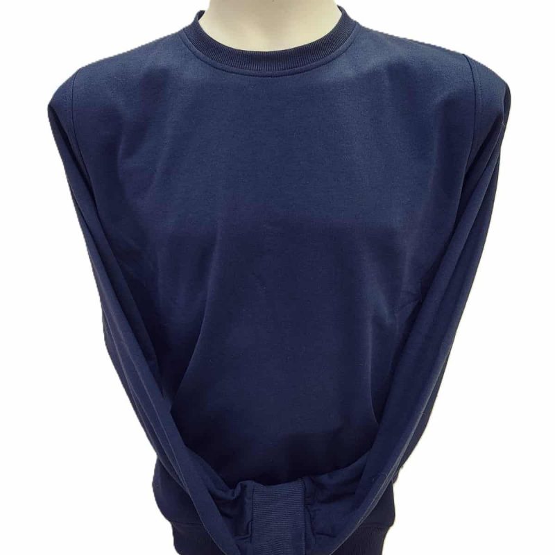 Bordados MITASI - Sudadera Azul sin Capucha