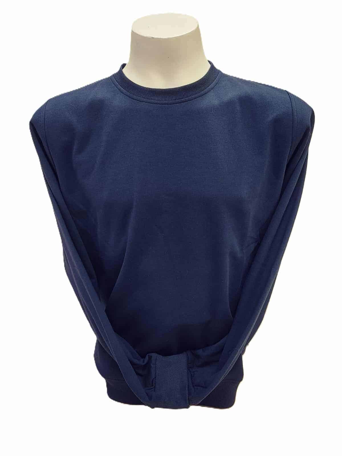 Bordados MITASI - Sudadera Azul sin Capucha