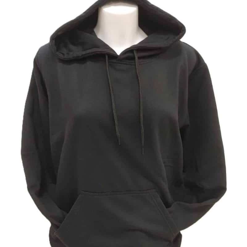 Bordados MITASI - Sudadera Negra con Capucha