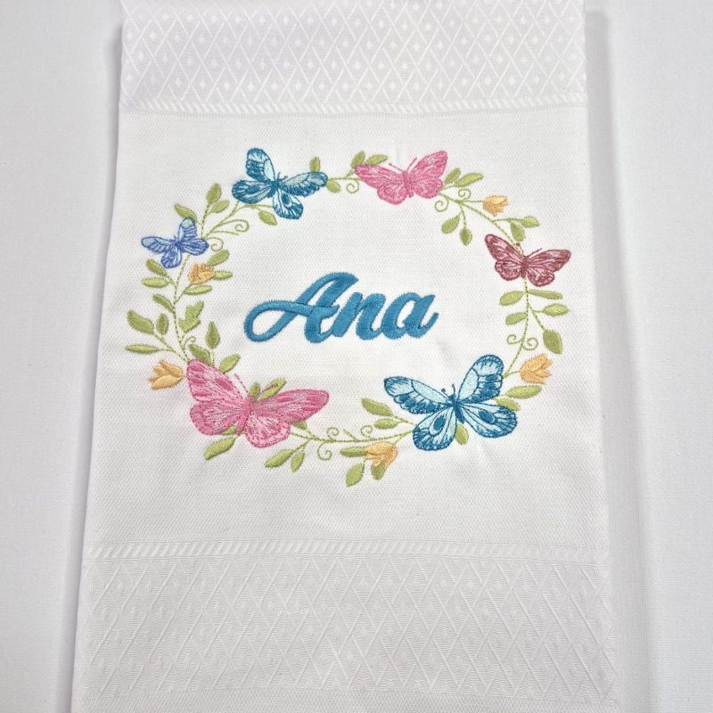 Paño de cocina "Borboletas" personalizado