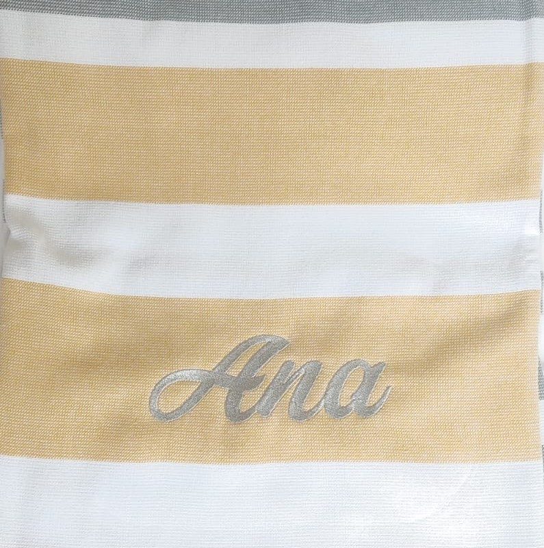 Pareo playa estampado blanco con Gris y Camel