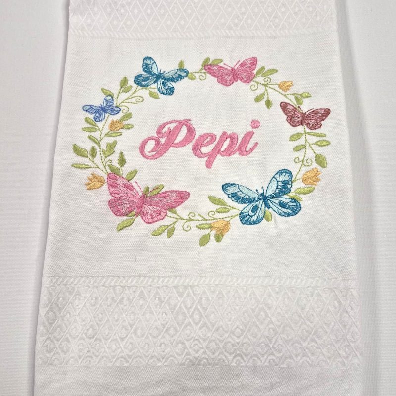 Paño de cocina "Borboletas" personalizado