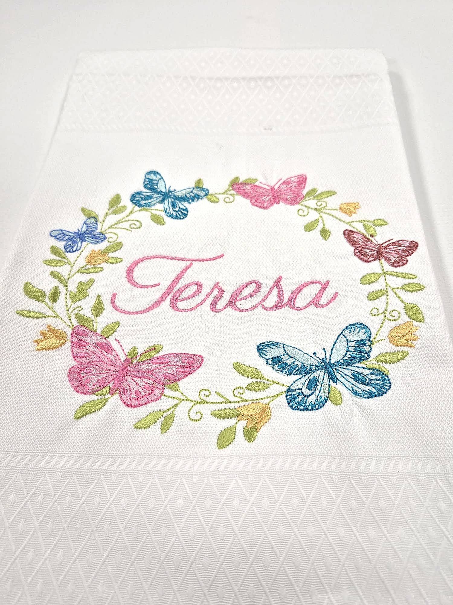 Paño de cocina "Borboletas" personalizado - Imagen 2