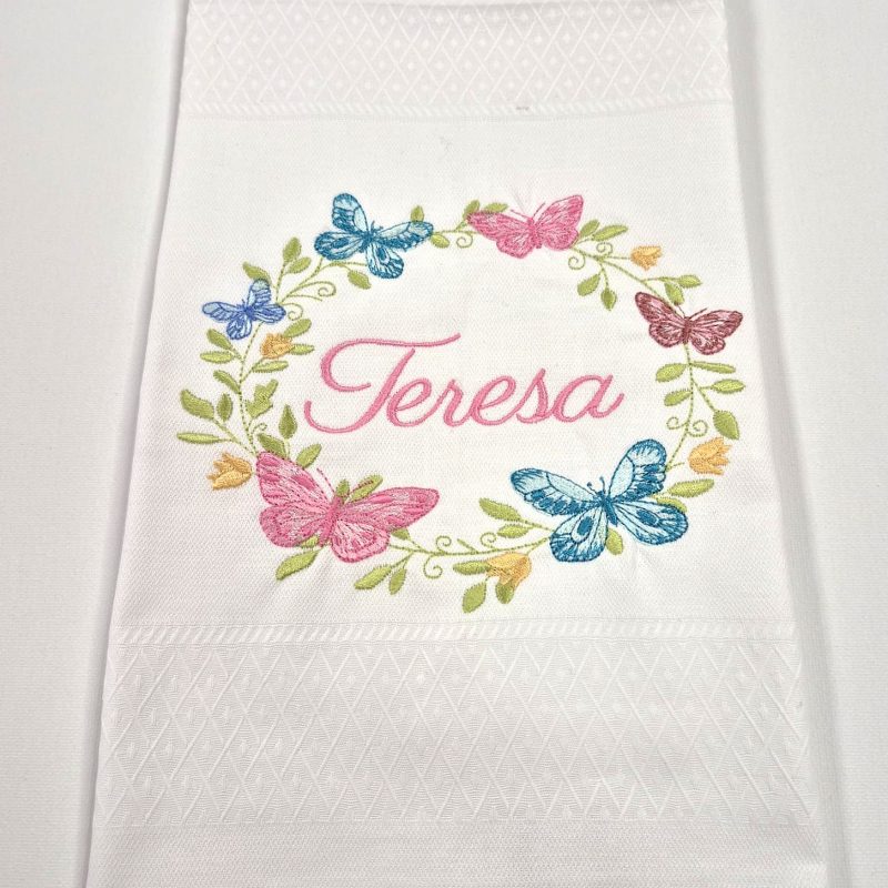 Paño de cocina "Borboletas" personalizado