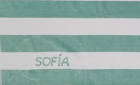 Toalla verde