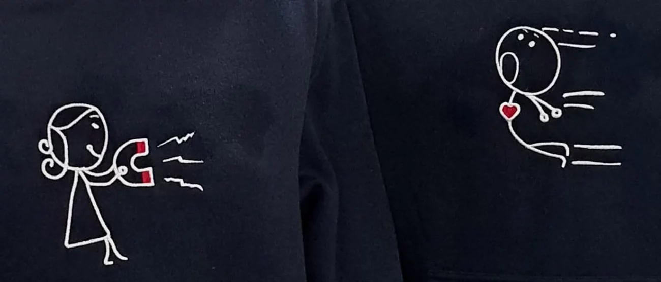 Sudadera Azul Marino, Novia Con Imán Zona Lumbar Derecha, Sin Capucha, Mitasi Sport - Imagen 2