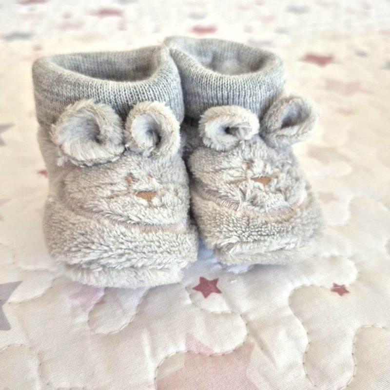 Patucos para bebé Gris/Gris