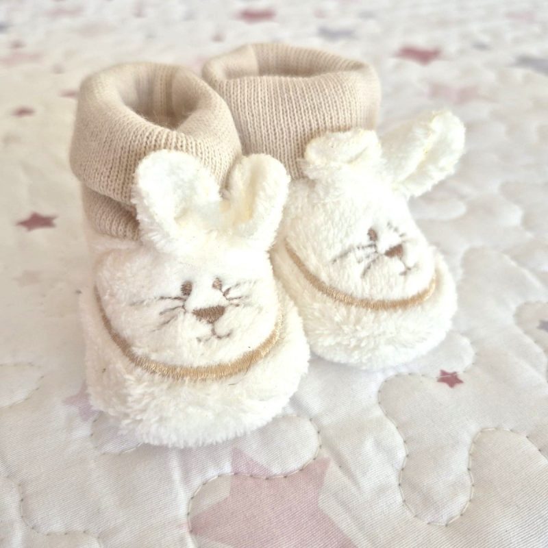 Patucos para bebé Blanco/Beige