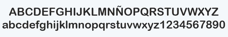 Bordados MITASI - Fuente Arial Rounded