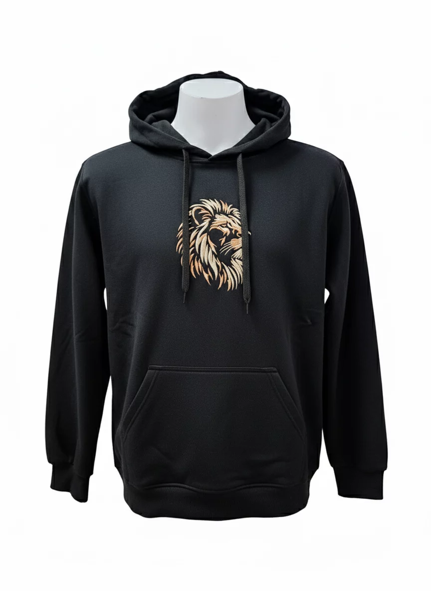 Sudadera Leon Negra