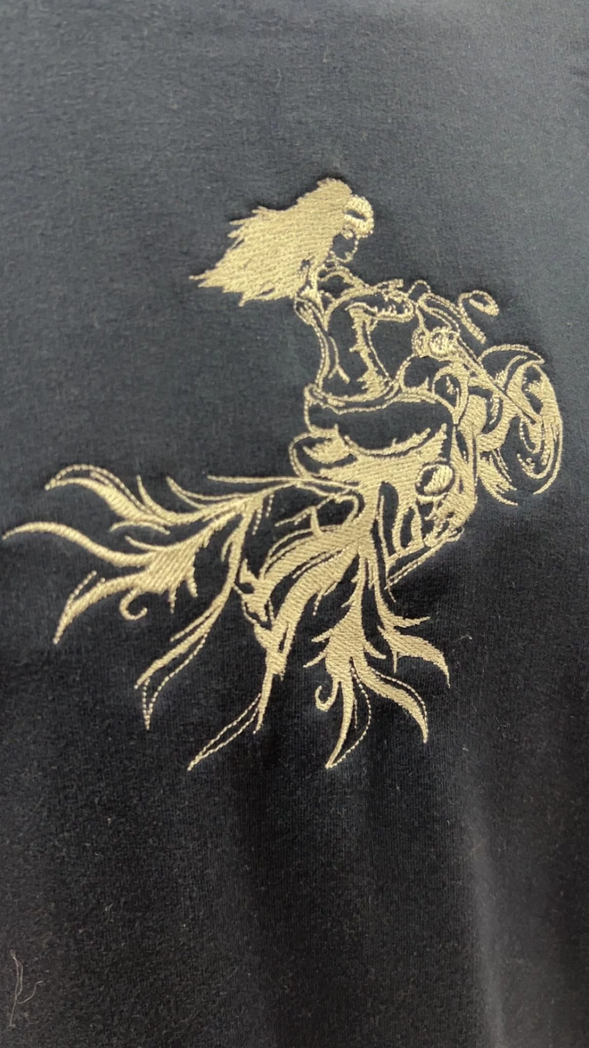 Sudadera Azul Marino Mota Fantasma Sin Capucha, Mitasi Sport - Imagen 2