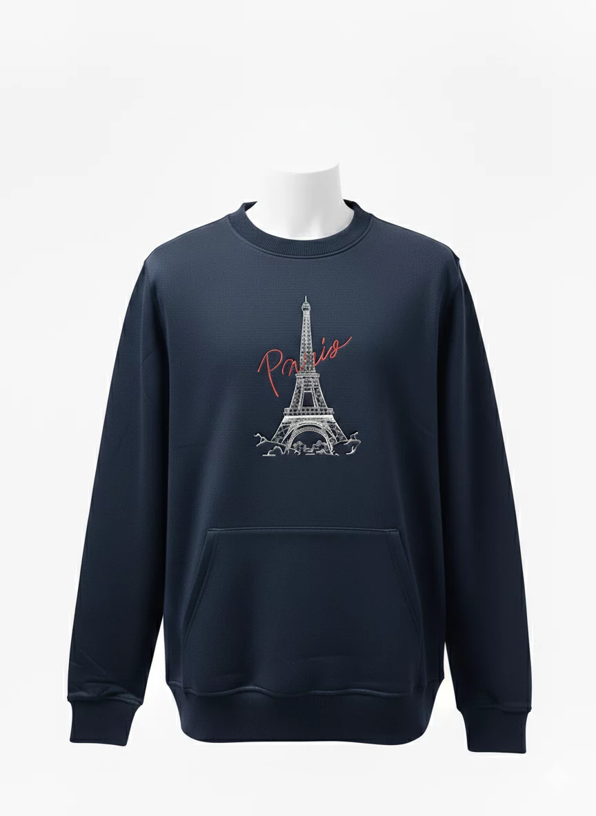 Sudadera Paris Azul