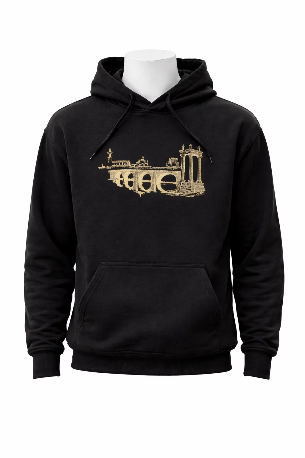 Sudadera Negra Con Capucha